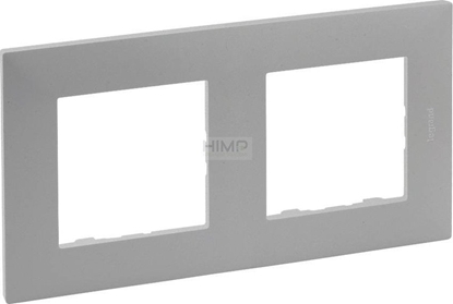 Picture of Legrand Niloe Step - ramka podwójna 2x- kolor aluminium 863392