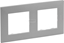 Изображение Legrand Ramka podwójna Legrand Niloe Step 863392 aluminium