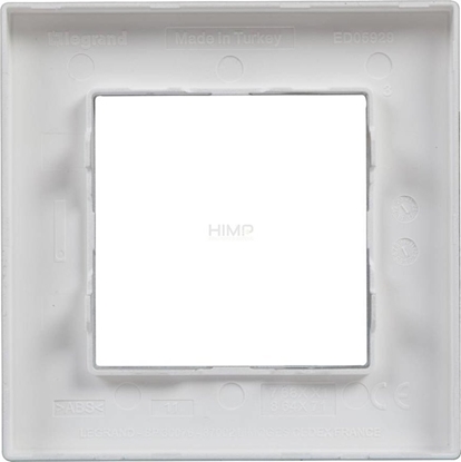 Picture of Legrand Ramka pojedyncza Legrand Niloe Step 863891 aluminium szczotkowane