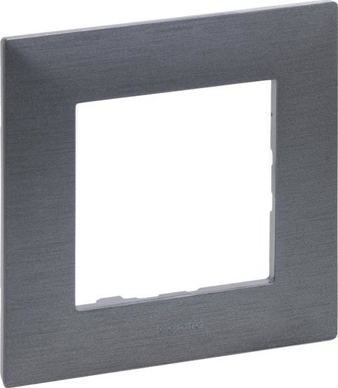 Picture of Legrand Ramka pojedyncza Legrand Niloe Step 863991 stal szczotkowana