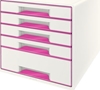 Picture of Leitz 52142023 file storage box Polystyrene Pink, White
