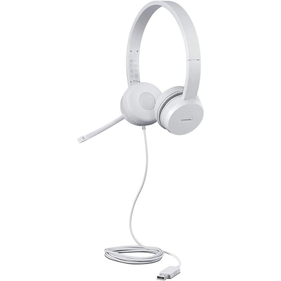 Изображение Lenovo GXD1E71385 headphones/headset Wired Wrist Calls/Music USB Type-A Grey