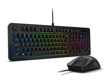 Attēls no LENOVO LEGION KM310 RGB GAMING COMBO KEYBOARD AND MOUSE - US ENGLISH