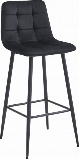 Picture of Leobert Hoker ARCETO - czarny aksamit / nogi czarne x 1