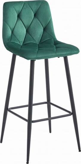 Picture of Leobert Hoker NADO - ciemna ziele aksamit / nogi czarne x 2