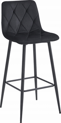 Attēls no Leobert Hoker NADO - czarny aksamit / nogi czarne x 1