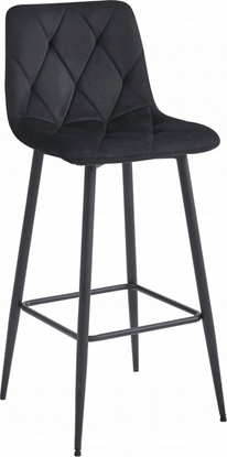 Attēls no Leobert Hoker NADO - czarny aksamit / nogi czarne x 3