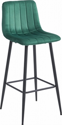 Picture of Leobert Hoker POZZA - ciemna ziele aksamit / nogi czarne x 2