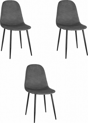 Attēls no Leobert Krzeso COMO - ciemny szary aksamit x 3