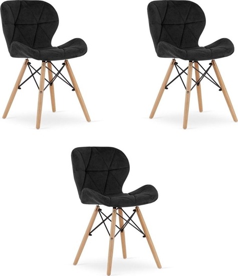 Изображение Leobert Krzeso LAGO Aksamit - czarne x 3