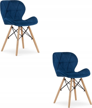 Изображение Leobert Krzeso LAGO Aksamit - granatowe x 2