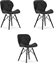 Picture of Leobert Krzeso LAGO ekoskóra - czarne / nogi czarne x 3