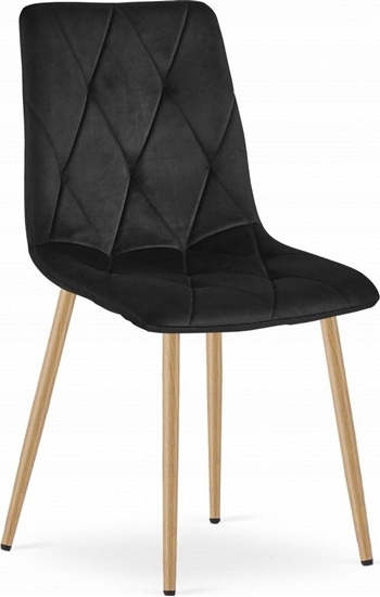 Picture of Leobert Krzeso LIBRA - czarny aksamit / nogi kolor drewna x 1