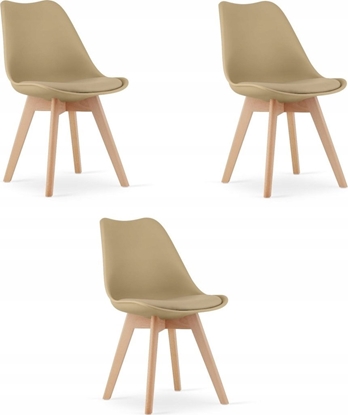 Изображение Leobert Krzeso MARK - ciemny be / naturalne nogi x 3