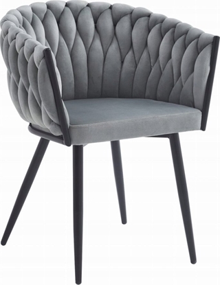 Изображение Leobert Krzeso ORION - aksamit jasnoszare x 2