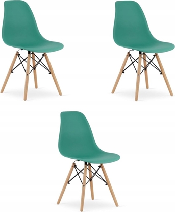 Picture of Leobert Krzeso OSAKA zielone / nogi naturalne x 3