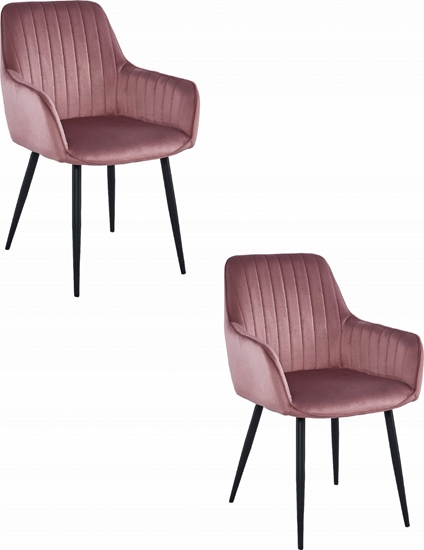 Изображение Leobert Krzeso SOLDEN - aksamit ró / nogi czarne x 2
