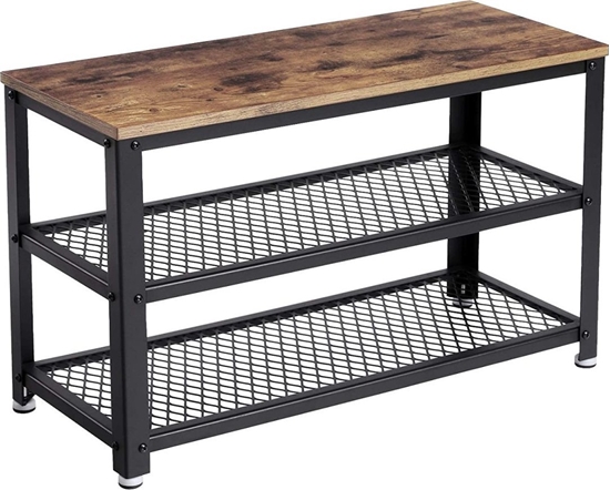 Picture of Leobert Szafka na buty rega z siedziskiem LOFT drewniana