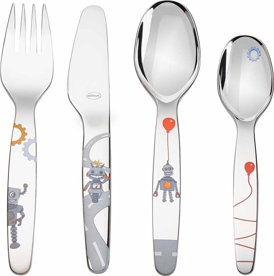 Изображение Leonardo ROESLE - Zestaw 4cz. sztuców dla dzieci Kleiner