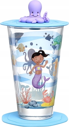Attēls no Leonardo Szklanka z pokryw i spodkiem 300ml morze BAMBINI AVVENTURA - Leonardo