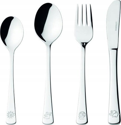 Picture of Leonardo Zestaw 4cz sztuców dla dzieci krokodyl,lew,so BAMBINI - Leonardo