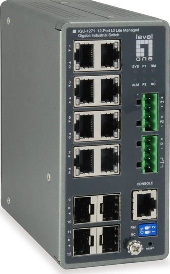 Picture of LevelOne IGU-1271 TURING 12-Port L3 Lite Gigabit Switch