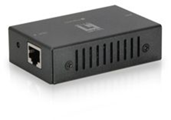 Picture of Level One LevelOne POR-0101 tīkla pagarinātājs Tīkla atkārtotājs Melns