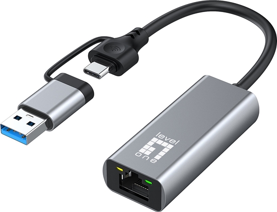 Picture of LevelOne USB-0423 2,5G USB-C/A Network Adapter