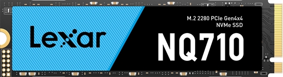 Picture of Lexar NVMe SSD | NQ710 | 500 GB | SSD form factor M.2 2280 | Solid-state drive interface PCIe Gen4x4 | Read speed 4400 MB/s | Write speed 1700 MB/s