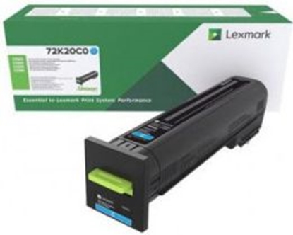 Attēls no Lexmark 72K20C0 toner cartridge 1 pc(s) Original Cyan