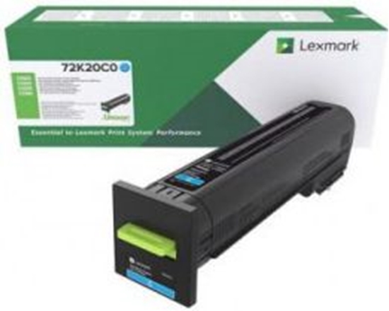 Изображение Lexmark 72K20C0 toner cartridge 1 pc(s) Original Cyan