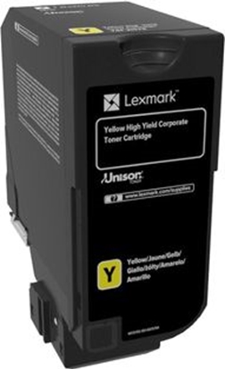 Attēls no Lexmark 74C2HYE toner cartridge 1 pc(s) Original Yellow