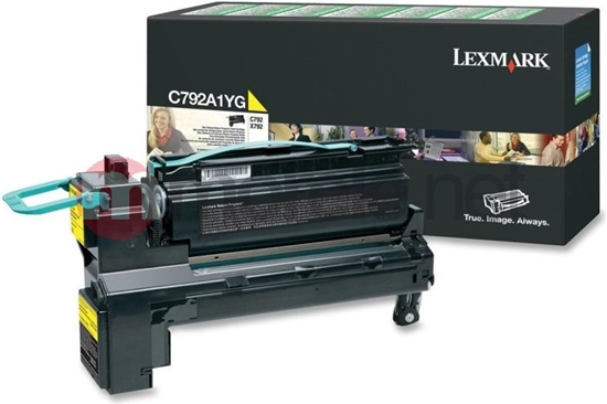 Изображение Lexmark C792A1YG toner cartridge 1 pc(s) Original Yellow