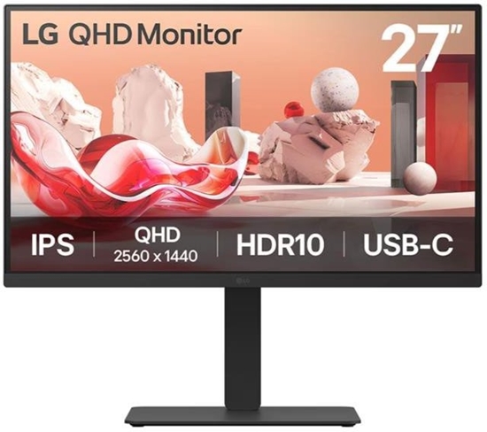 Picture of LG 27BA75QB-B 27" IPS/2560x1440/16:9/280cd/HDMI, DisplayPort, Headphone Out