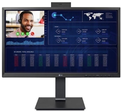 Attēls no LG ThinClient AIO 24CQ650N-6P.AEU Intel Celeron N5105 60,47cm 23,8Zoll FHD 8GB 16GB eMMC NOOS Black
