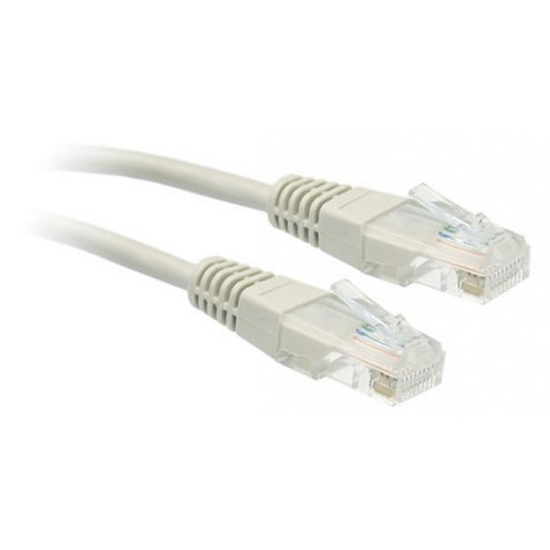Изображение Libox LB0001 UTP RJ45 Cat5E 1Gbit/s LAN VAds 0.5m ar apzeltītiem konektoriem Balts