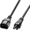 Picture of Lindy 1m IEC C14 to IEC C5 Extension Cable