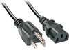 Picture of Lindy 2m US 3 Pin to C13 Mains Cable, low lead