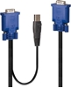 Picture of Lindy 32187 KVM cable Black, Blue 3 m