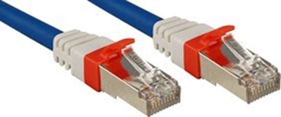 Picture of Lindy Cat.6 (A) SSTP / S/FTP PIMF Premium 1.0m networking cable Blue 1 m