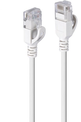 Attēls no Lindy 0.5m Cat.6A U/FTP LSZH Ultra Slim Network Cable, Grey