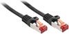 Picture of Lindy Rj45/Rj45 Cat6 1m networking cable Black S/FTP (S-STP)