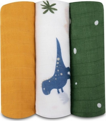 Picture of Lionelo Lionelo Bamboo Textiles - Lo-Bamboo Set Dino
