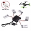 Picture of Lipo 702030 Baterijas 5 gab. ar lādētāju XH spraudņa RC kvadrokopteram Syma X11C FY530 Udi U816 U830 F180 E55 FQ777 FQ17W Hubsan H107 S39-1 HD-1306 RC Drone un citiem 3.7V 300mAh