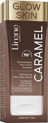 Attēls no Lirene Lirene Perfect Tan samoopalajcy krem-serum do twarzy Caramel 50ml