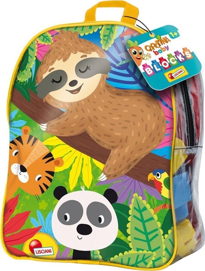 Picture of Lisciani Carotina Baby klocki w duym plecaku (79919)
