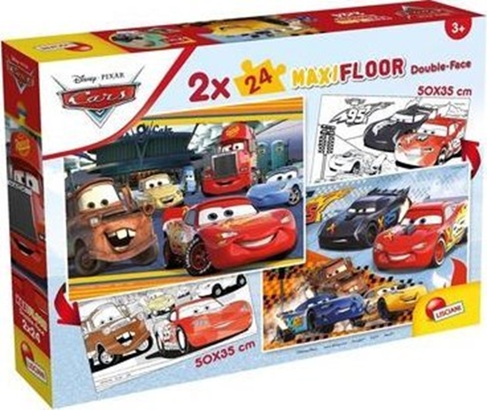 Picture of Lisciani LISCIANI DISNEY PUZZLE MAXIFLOOR 2 X 24 CARS
