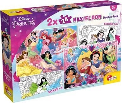 Picture of Lisciani LISCIANI DISNEY PUZZLE MAXIFLOOR 2 X 24 PRINCESS