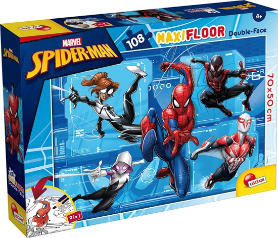 Picture of Lisciani LISCIANI MARVEL PUZZLE DF MAXI FLOOR 108 SPIDERMAN