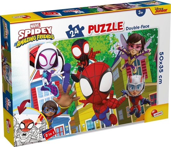 Picture of Lisciani LISCIANI MARVEL PUZZLE DF PLUS 24 SPIDEY - THIS IS A TEAM!.